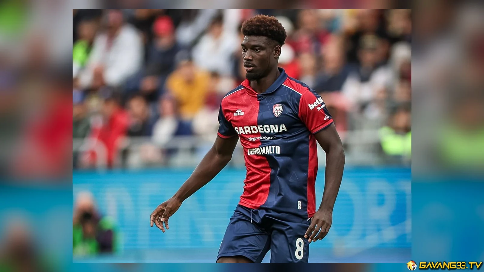 Cầu thủ Cagliari trong ảnh tư liệu trước trận