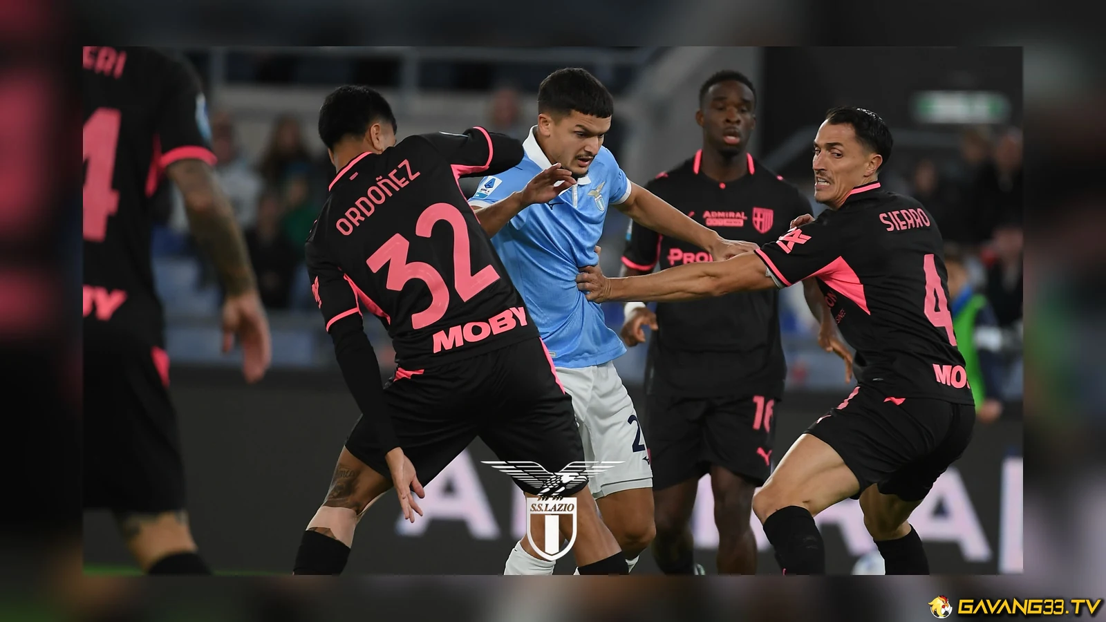 Cầu thủ Lazio trong ảnh tư liệu trước trận